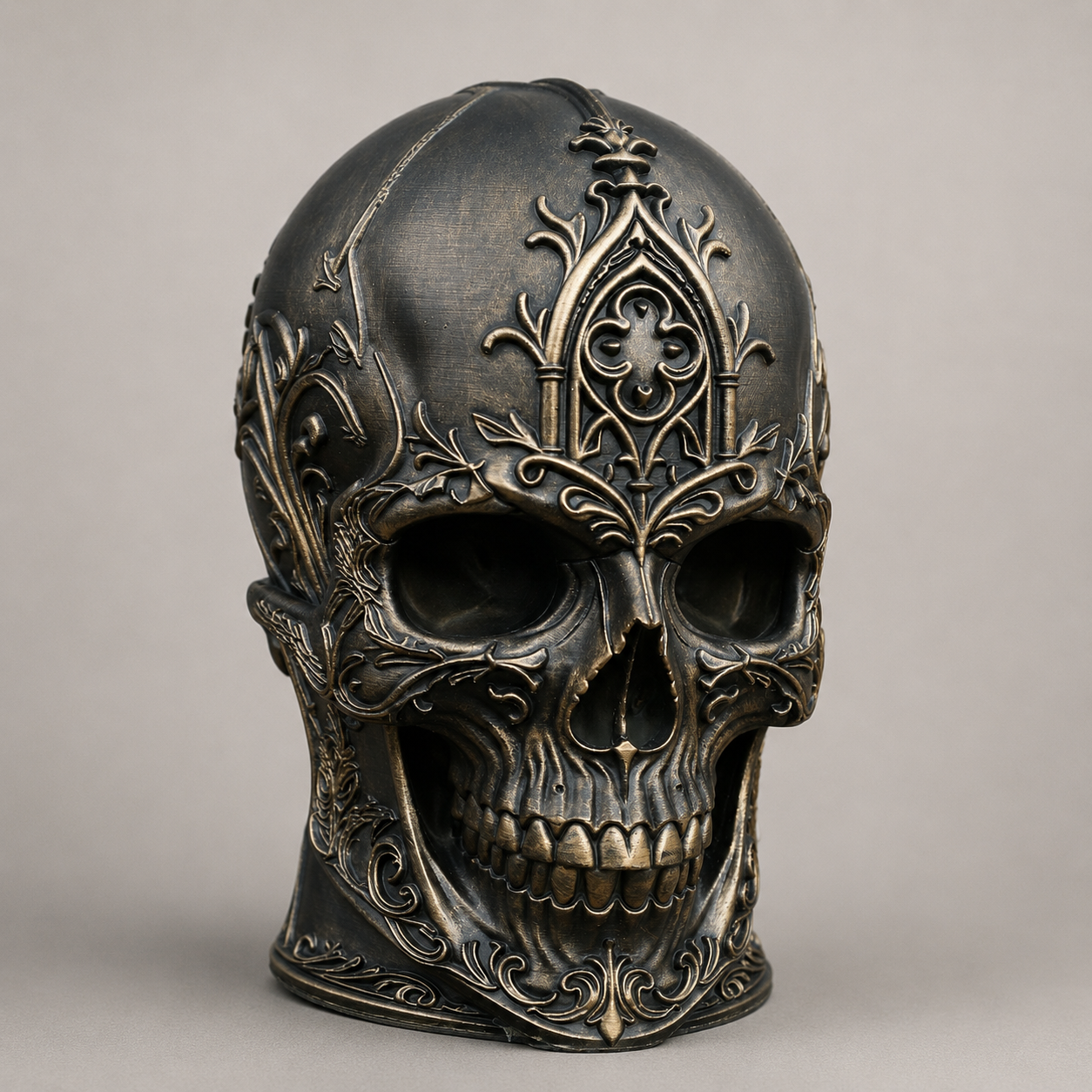 Victorian Filigree Skull