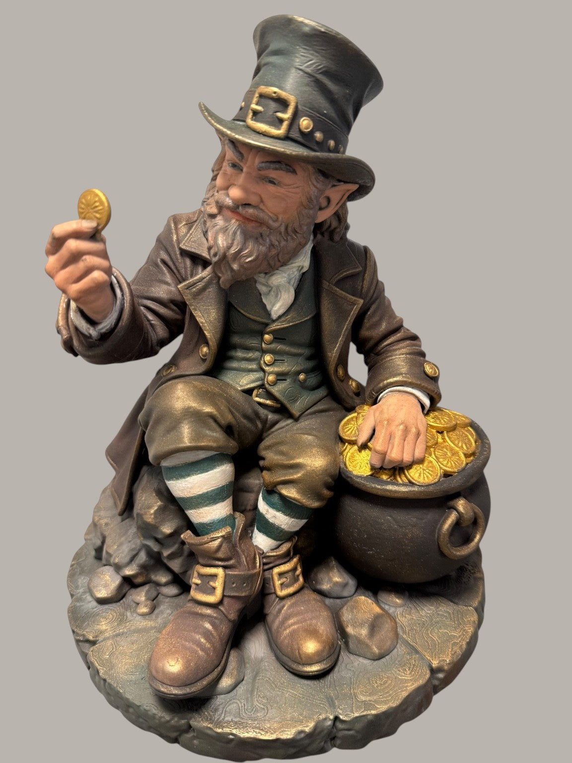 The Leprechaun — Keeper of Secrets sculpture