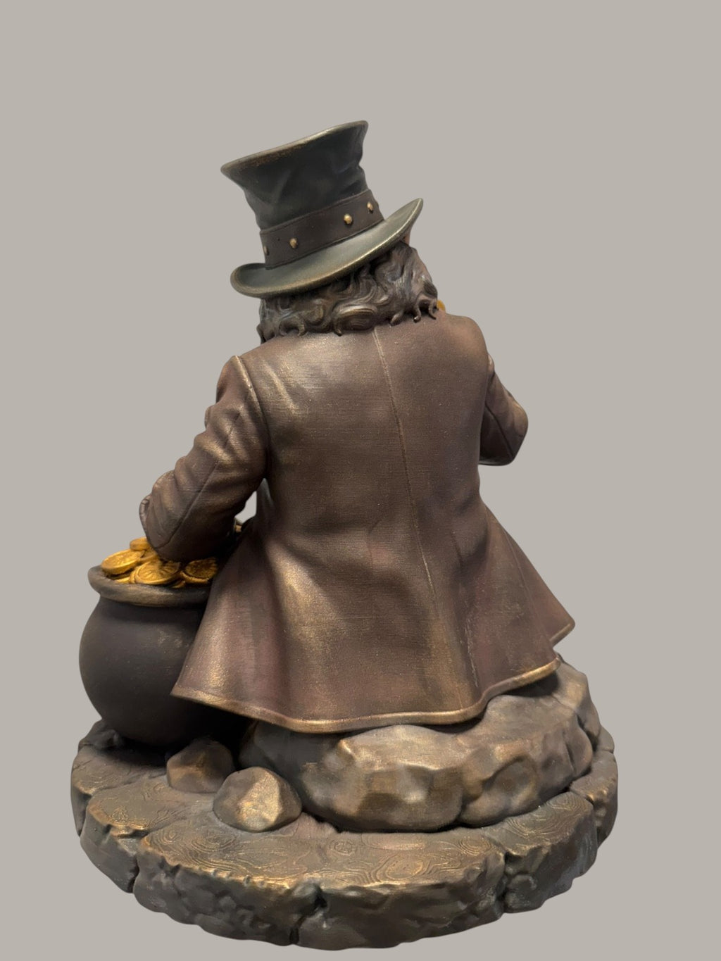 The Leprechaun — Keeper of Secrets sculpture, rear view
