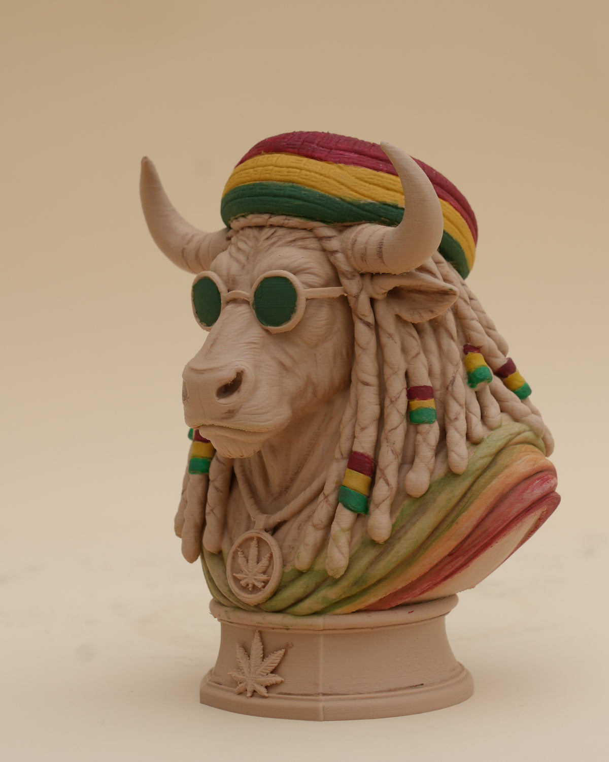 Mini Rasta Bull, side view