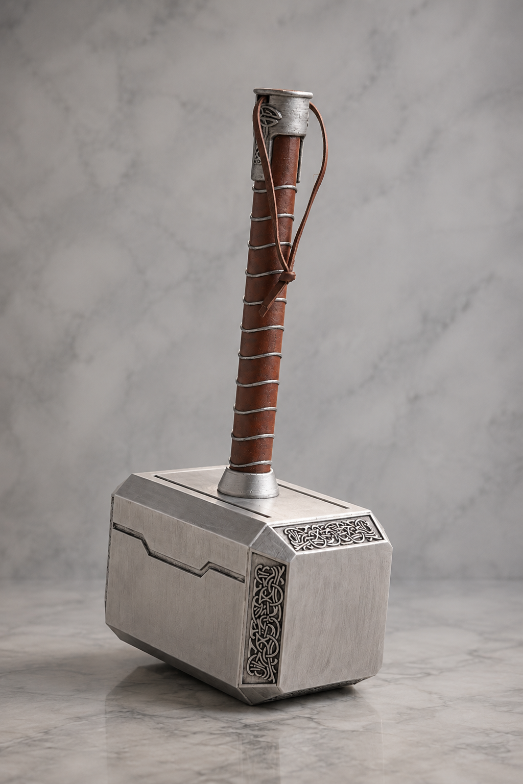 Thor’s Hammer, head and knotwork detail