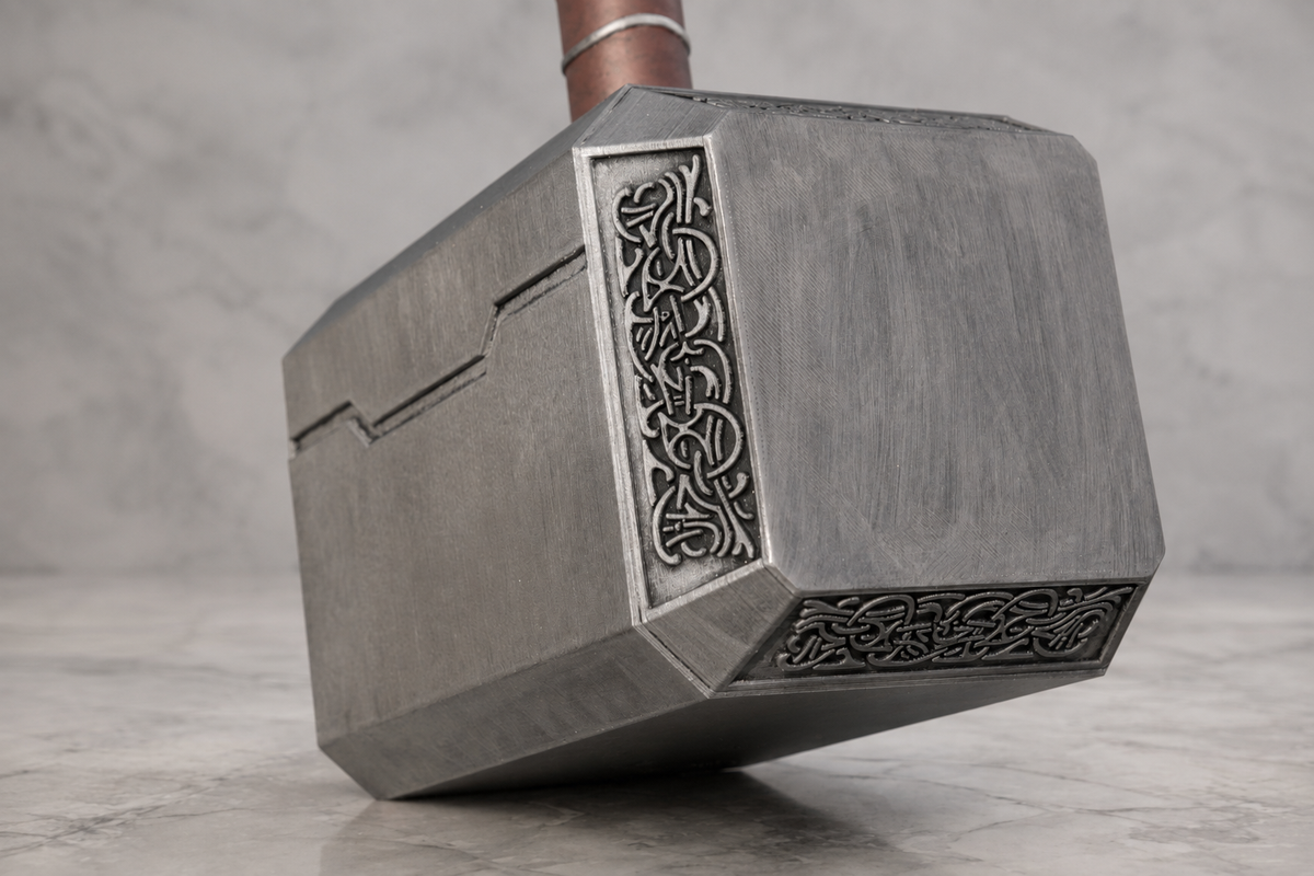 Thor’s Hammer, handle and end detail