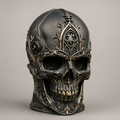 Victorian Filigree Skull, front view