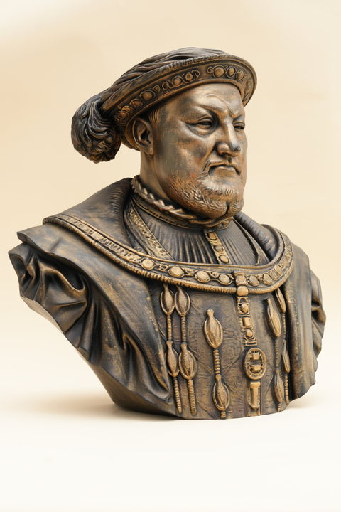 Henry VIII portrait bust